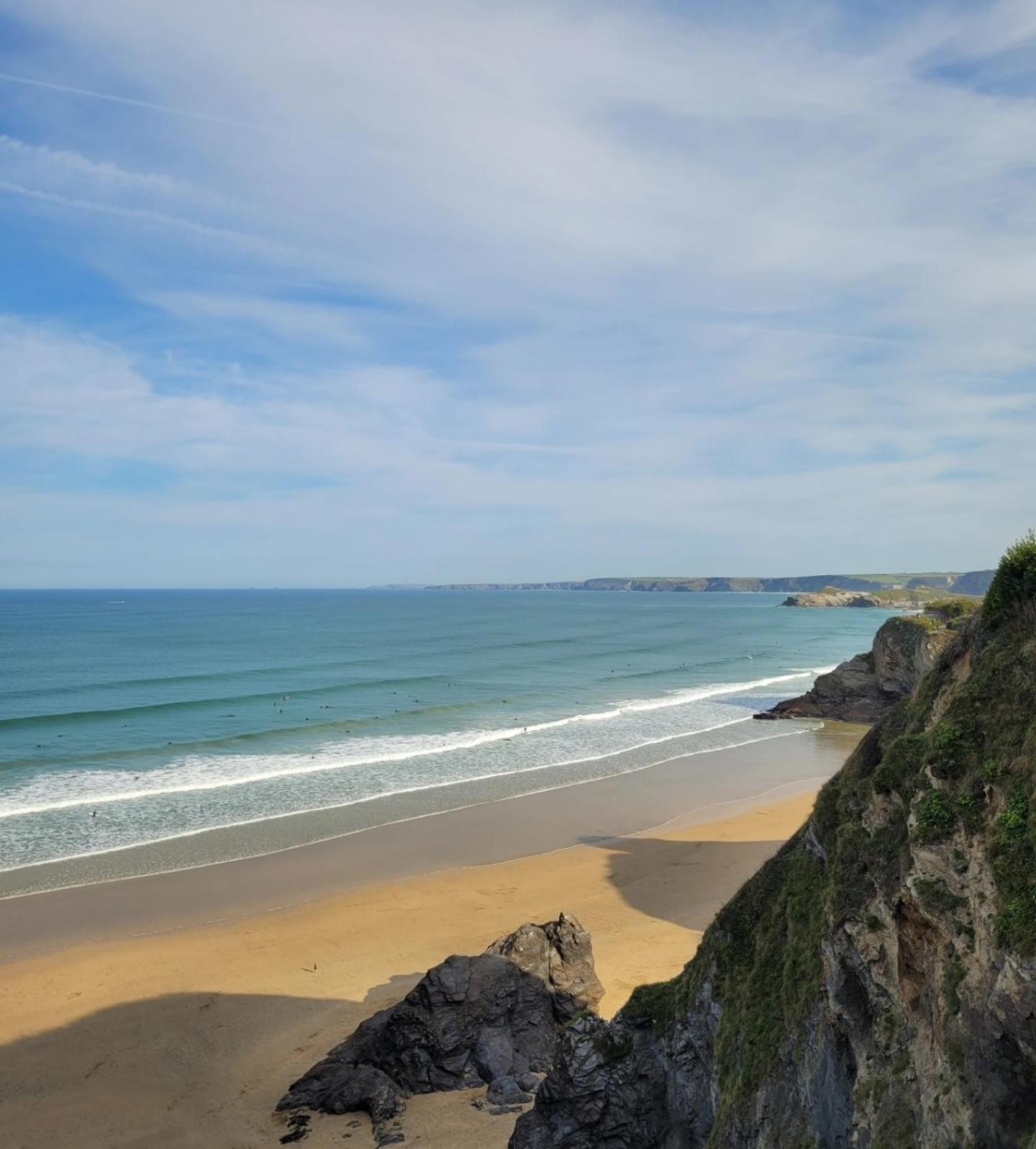 Ferienwohnung Pentire Headland Retreat New Quay Exterior foto